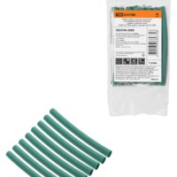 Набор трубок термоусаживаемых, клеевых ТТкНГ(3:1) “Моноцвет, зеленый 6,4/2,0 TDM”