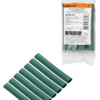 Набор трубок термоусаживаемых, клеевых ТТкНГ(3:1) “Моноцвет, зеленый 9,5/3,0 TDM”