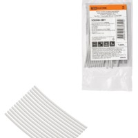 Набор трубок термоусаживаемых, клеевых “Моноцвет, белый 1,5/0,6 TDM”