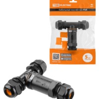 Кабельный коннектор Т-образный (клеммник 5PIN) IP68 TDM