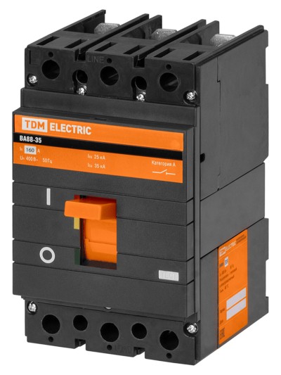 Выключатель ВА 3Р 160А 35кА TDM — изображение 2