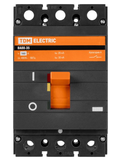 Выключатель ВА 3Р 160А 35кА TDM — изображение 3