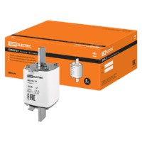 Плавкая вставка предохранителя ППНН-37, габарит 2, 63А TDM