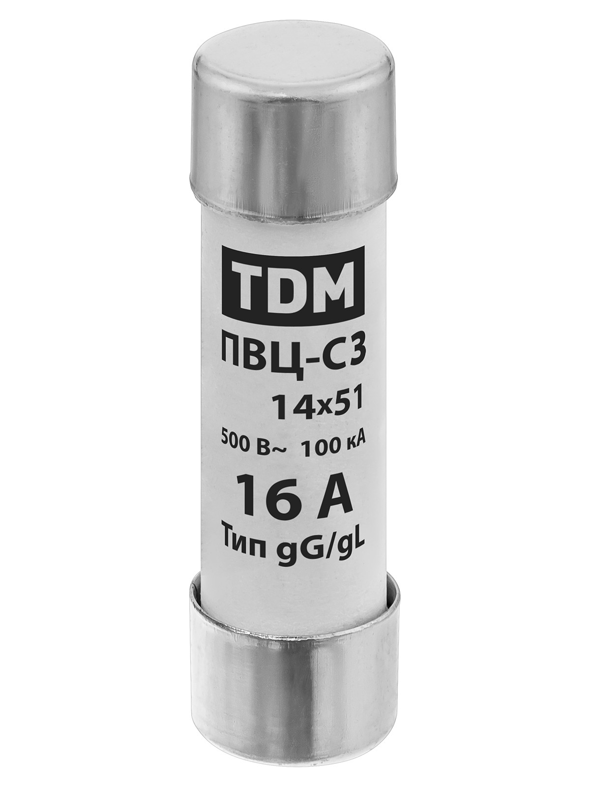 Плавкая вставка ПВЦ-С3 14х51 16А TDM — изображение 2