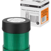 Модуль светосигнальный 70 мм зеленый (LED 230В AC) IP54 TDM