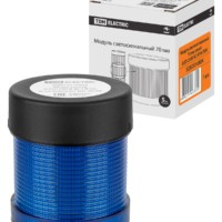 Модуль светосигнальный 70 мм синий (LED 230В AC) IP54 TDM