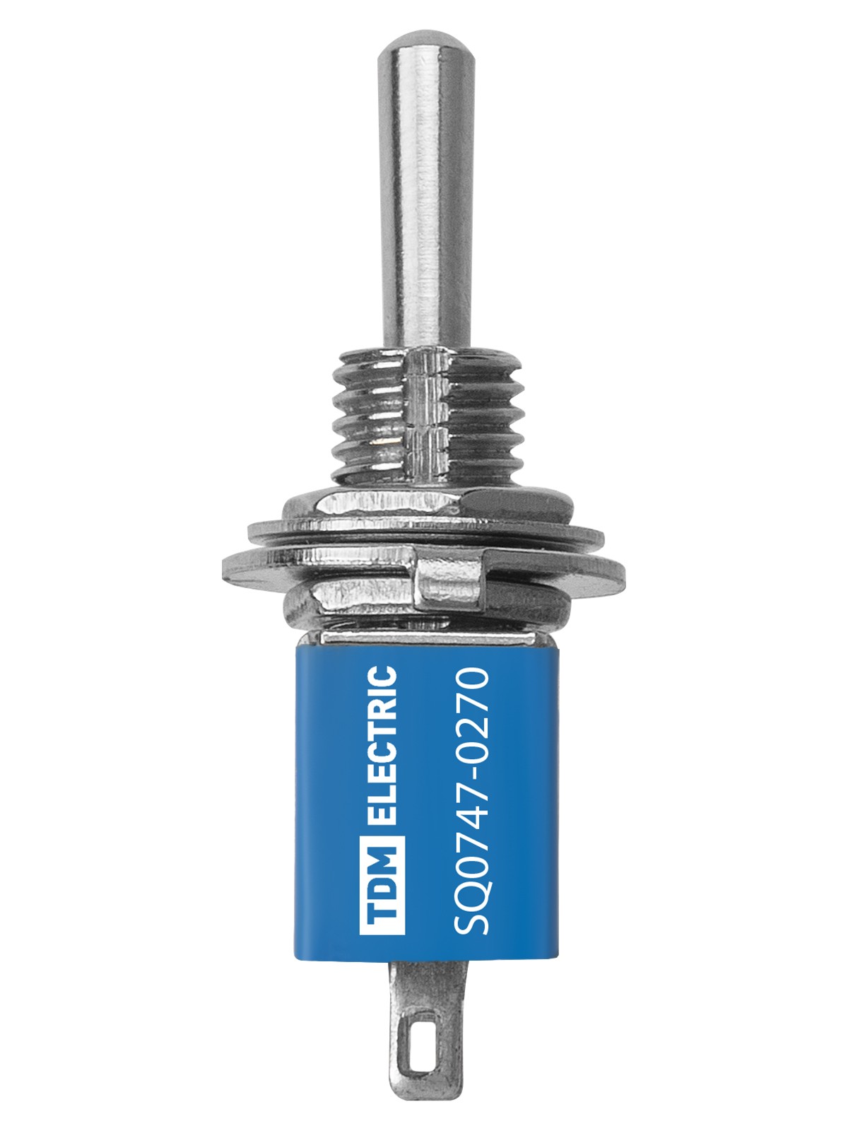 Переключатель-тумблер MTS-102 Micro 1P 250В AC/DC 3А (3c) ON-ON с фиксацией TDM — изображение 5