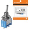 Переключатель-тумблер MTS-103 Micro 1P 250В AC/DC 3А (3c) ON-OFF-ON с фиксацией TDM