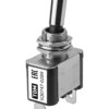 Выключатель-тумблер ASW-07D 1P 12В AC/DC 25А (3c) ON-OFF с фиксацией с зеленой LED подсветкой TDM