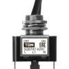 Выключатель-тумблер ASW-07D-2 1P 12В AC/DC 30А (3c) ON-OFF с фиксацией с зеленой LED подсветкой TDM