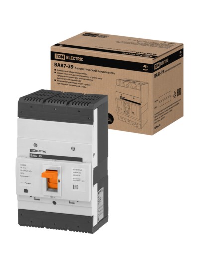 Выключатель ВА 3Р 400А 35кА TDM