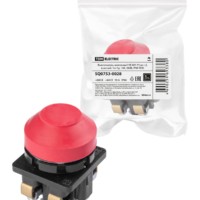 Выключатель кнопочный КЕ 081-У1-исп.2, красный, 1з+1р, 10A, 660B, IP66 TDM
