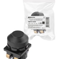 Выключатель кнопочный КЕ 081-У1-исп.2, черный, 1з+1р, 10A, 660B, IP66 TDM