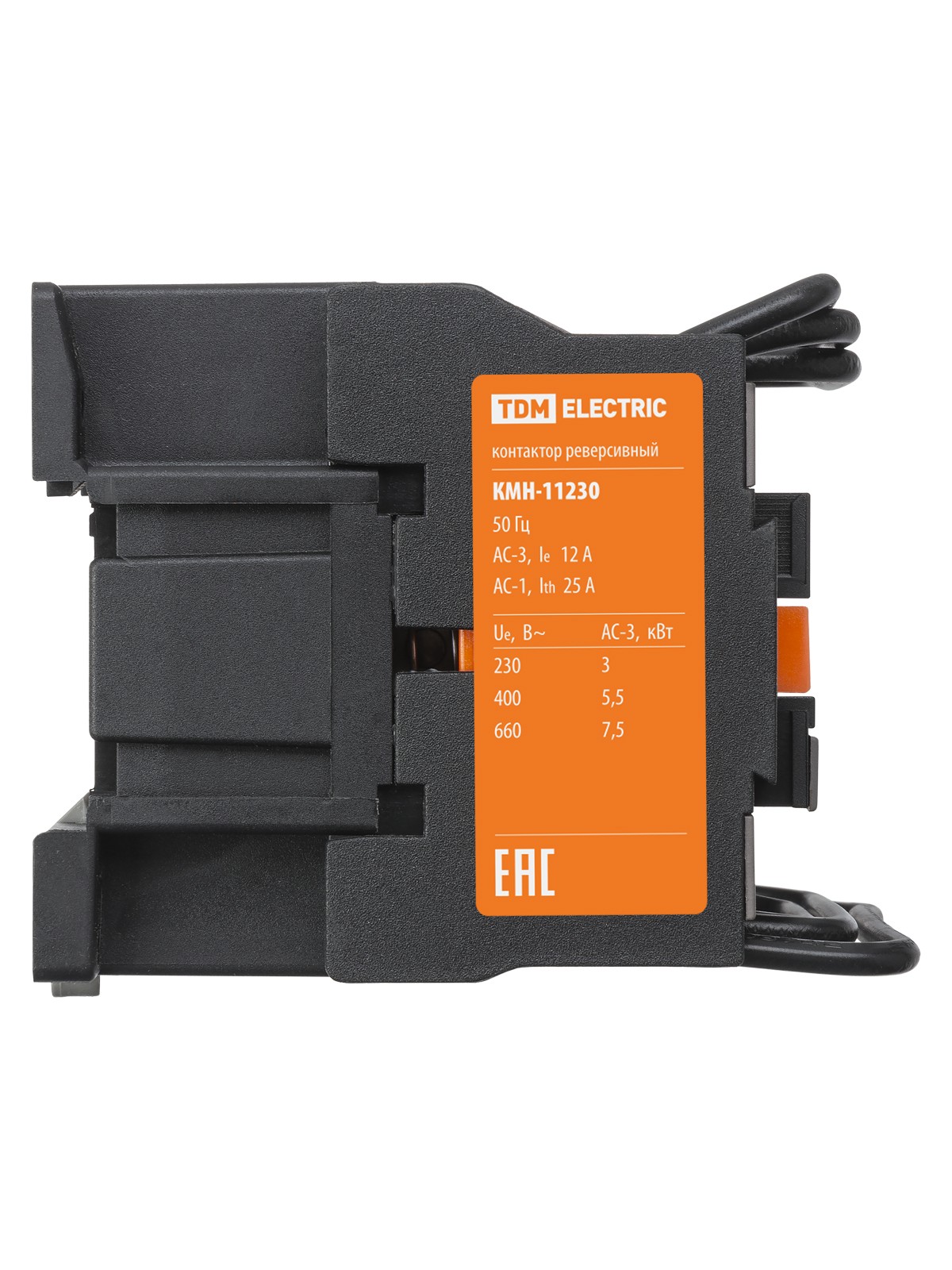 КМН-11230 реверс 12А 400В/АС3 2НО TDM — изображение 4