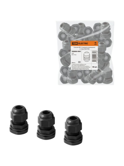 Кабельный ввод MG 16 д.п.6-10мм IP68 TDM