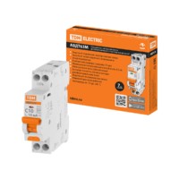 Выключатель АВДТ одномодульный 63М 2P(1P+N)  C10 10мА 4,5кА тип АС TDM