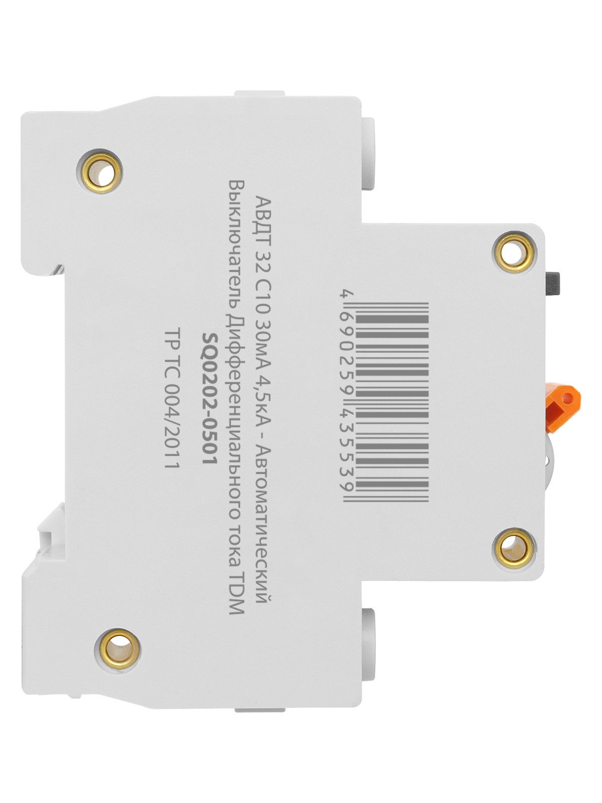 Выключатель АВДТ 32 2P(1P+N) C10 30мА 4,5кА тип АС TDM — изображение 4