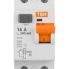 Устройство защитного отключения ВД1-63 2Р 16А 300мА TDM