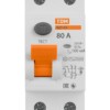 Устройство защитного отключения ВД1-63 2Р 80А 100мА TDM