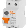 Устройство защитного отключения ВД1-63 2Р 80А 100мА TDM
