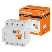 Устройство защитного отключения ВД1-63 4Р 32А 100мА TDM