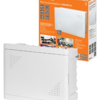 Бокс мультимедийный БМ-ВП-01, 420х320х150, ТВх4, ТФх5, 2 сетевых мод., колодка питания TDM