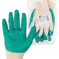 Перчатки х/б с одинарным латексным покрытием “ЛАЙТ”, трикотажные, 13, 1 пара, TDM