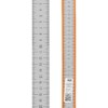 Линейка измерительная металлическая 30 см, нержавеющая сталь, двухсторонняя шкала, “Рубин” TDM