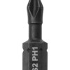 Набор бит PH1x25, односторонних, сталь S2, Е 1/4", намагниченные, торсионные, 10 шт., «Алмаз» TDM