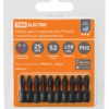 Набор бит PH2x25, односторонних, сталь S2, Е 1/4", намагниченные, торсионные, 10 шт., «Алмаз» TDM