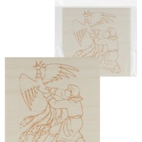 Набор досок для выжигания “Сказки”, 150х150 мм, 5 шт., пакет, TDM