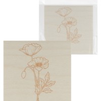 Набор досок для выжигания “Цветы”, 150х150 мм, 5 шт., пакет, TDM