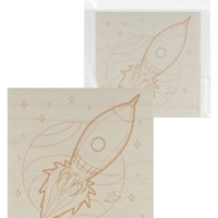 Набор досок для выжигания “Космос”, 150х150 мм, 5 шт., пакет, TDM