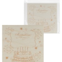 Набор досок для выжигания “Открытки”, 150х150 мм, 5 шт., пакет, TDM