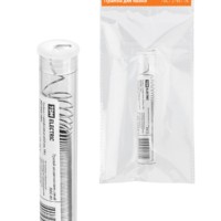 Припой ПОС 61, трубка с канифолью, ГОСТ 21931-76, Ø0,8 мм, 10 г, колба, серия “Алмаз” TDM