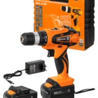 Дрель-шуруповерт акк. ДША-14-ЛК1 14 В, 1,3 А*ч Li-Ion 2 шт, 26 Нм, 0-1400 об/мин, кейс, “Гранит” TDM