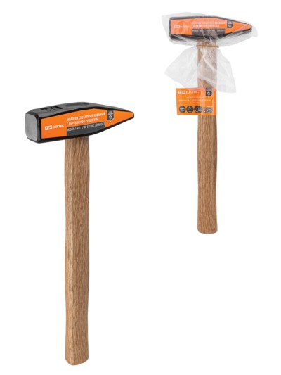 Молоток слесарный, 600 гр, кованый, с деревянной рукояткой “Гранит” TDM