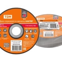 Диск отрезной по металлу, 115х1,6х22,2, тип 41, A46TBF, серия “Рубин”, TDM