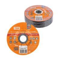 Круг шлифовальный, зачистной по металлу, 115х6х22,2 мм, тип 42, A24RBF, серия “Рубин”, TDM