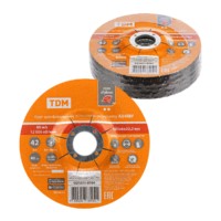 Круг шлифовальный, зачистной по металлу, 125х6х22,2 мм, тип 42, A24RBF, серия “Рубин”, TDM