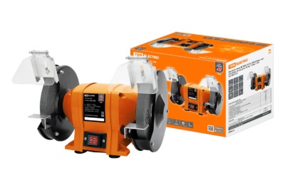 Заточной станок ЗС-350, 350 Вт, 2950 об/мин, круг 200 ×20 мм, посад.  диам. 16 мм, “Рубин” TDM