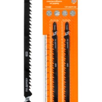 Пилки для электролобзика по дереву, HCS, 110х4 мм, быстрый рез, T344D, 2 шт, “Рубин”, TDM