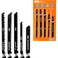 Набор пилок для электролобзика по дер: T101AO,T101B,T111C,244D, по метал. T118A, 5 шт, “Рубин”, TDM