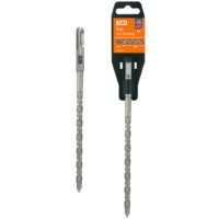 Бур по бетону, 8×210×150 мм, SDS-Plus, 2 резца, пластиковый держатель, 1 шт, “Рубин” TDM