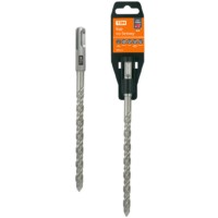 Бур по бетону, 10×210×150 мм, SDS-Plus, 2 резца, пластиковый держатель, 1 шт, “Рубин” TDM