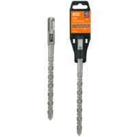 Бур по бетону, 12×210×150 мм, SDS-Plus, 2 резца, пластиковый держатель, 1 шт, “Рубин” TDM