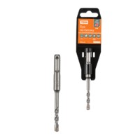 Бур по бетону, 6×110×50 мм, SDS-Plus, 4 резца, пластиковый держатель, 1 шт, “Рубин” TDM