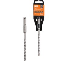 Бур по бетону, 6×160×100 мм, SDS-Plus, 4 резца, пластиковый держатель, 1 шт, “Рубин” TDM