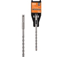 Бур по бетону, 8×160×100 мм, SDS-Plus, 4 резца, пластиковый держатель, 1 шт, “Рубин” TDM