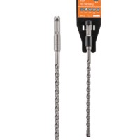 Бур по бетону, 8×210×150 мм, SDS-Plus, 4 резца, пластиковый держатель, 1 шт, “Рубин” TDM